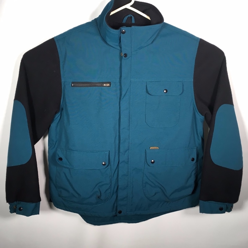 Koolah Men’s XL Jacket Teal Blue Black
